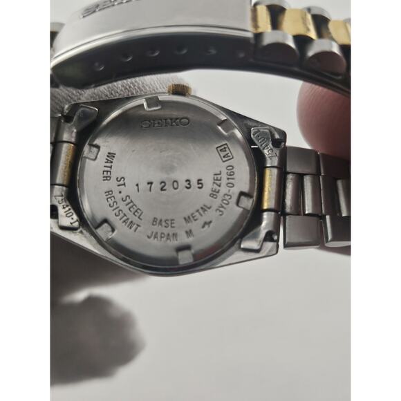 Seiko S3 3Y03-0160 Ladies Presidential Style Fluted Bezel Quartz New Battery - Picture 7 of 12